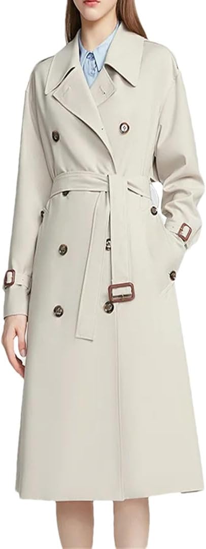 Women's Middle And Long Trench Coat