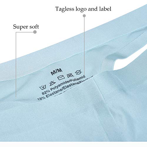 Transparent Free Breathing Male Smooth Ice Silk Gstrings and Thongs Underwear Men Bikini4