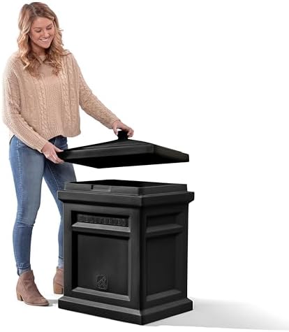 Step2 583199 Express Package Delivery Box, 31" H x 18" W x 23" D, Black