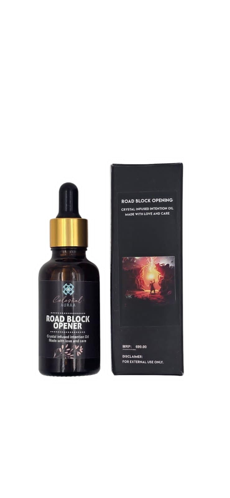 Energized Road Block Opening Intention Oil - 30ml Infused with Crystals and Herbs for Removing Obstacles, Clearing Paths, and Inviting Success-image-3