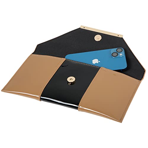 Image of JNB Faux Patent Leather Envelope Candy Clutch