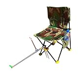 Tragbarer Angelstuhl, Robuster, Klappbarer Campinghocker, Rucksackstuhl Mit Kühltasche – Ideal Für Heckklappenpartys, Camping Und Mehr