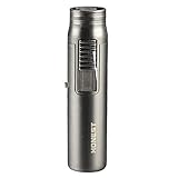 Piioket Honest BC520 Portable Torch Jet Frame Pen Style Cigarette Cigar Butane Gas Lighter - Black
