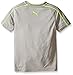 PUMA Big Boys' Active Short Sleeve Tee Shirt, Gray, 14-16 (Large)