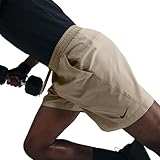 Nike Form Vielseitige Dri-Fit Herrenshorts Ohne Futter (Ca. 18 cm), Desert Khaki/Black, DV9857-251, S