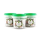 GemüseProfi Langzeitdünger 3×500 g (1,5 kg) – NPK 12-5-20 + Ca + Mg, bis 3 Monate Wirkung, Gemüsedünger für Gemüsebeete, Gewächshaus & Balkon