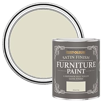 Rust-Oleum Beige Furniture Paint in Satin Finish - Relaxed Oats 750ml
