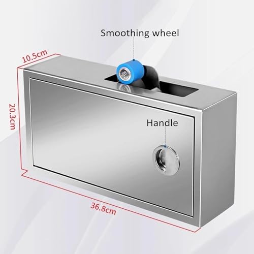 Dispenser di nastro resistente per strisce da 2,5 cm, sigillante regolabile per cartone con lama in acciaio inossidabile, strumento di imballaggio manuale per spedizioni e logistica in ufficio