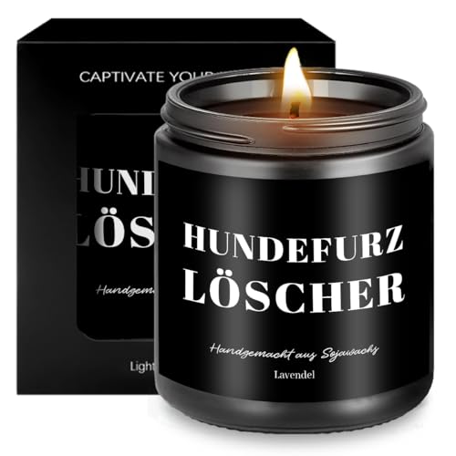 Geschenke Für Frauen Duftkerze Hundebesitzer Kerzen Männer Geburtstagsgeschenk Schwester Beste Freundin Mama Partner Frau Ehemann Dankeschön Geschenk Lustige Duftkerzen Im Glas Lavendel Kerze