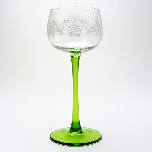 Böckling 6 Verres à Vin d'Alsace Motif MAÏDALÄ Coeurs