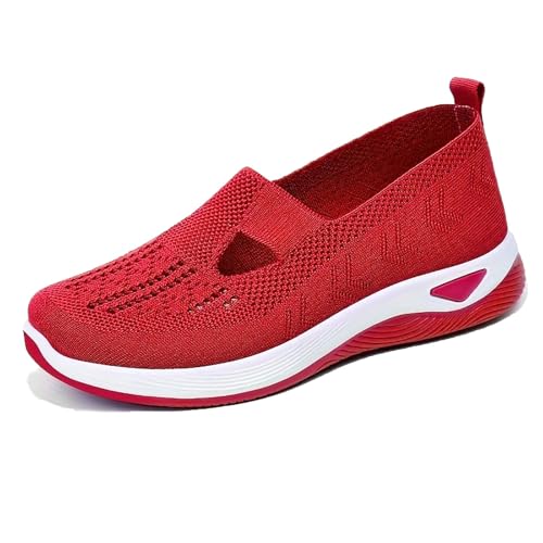 for Inspire Uplift Shoes for Women, Non-Slip Soft Sole Elderly Casual Orthopedic Walking Flats for Middle-Aged and Seniors