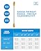 OCEANBROAD Kayak Paddle 90.5in/230cm Alloy Shaft Kayaking Boating Canoeing Oar with Paddle Leash 1 Paddle, Wood Print