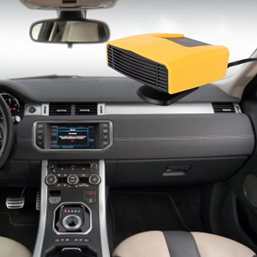 Yechiry Batteriebetriebene Heizung, Leise, um 360 Grad Drehbare Autoheizung, 2-Gang-Windschutzscheiben-Defroster-Defogger, Geeignet für BL1815 BL1820 BL1530-Batterie