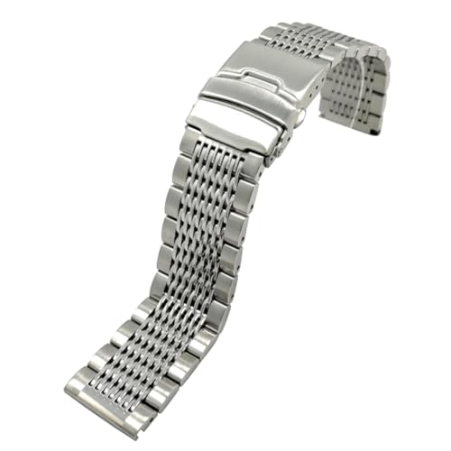 Bracelet de montre acier inoxydable de remplacement maillons reglables