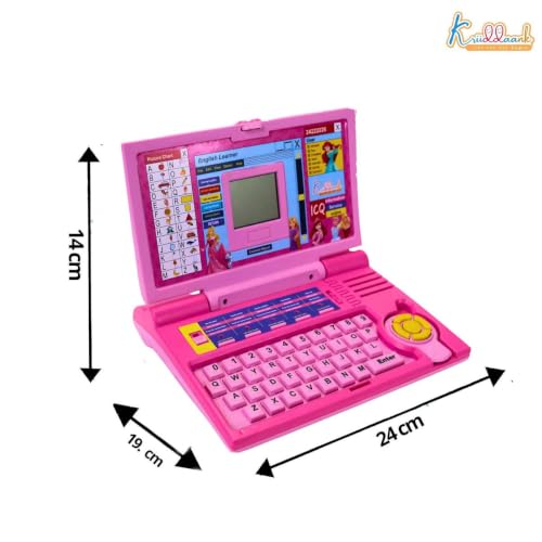 Image of Disney Princess Interactive English Learning Laptop for Toddlers - 20 Educational Activities, Letters, Numbers & Games - Early Development Educational Toy |Birthday Gift for Kids 3+ Years
