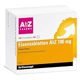 Eisentabletten AbZ 100 mg Filmtabletten: Zum Ausgleich von Eisenmangel, 100 Filmtabletten