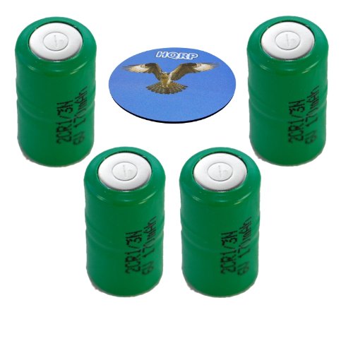 HQRPBattery 4-Pack Compatible with Perimeter Pet Stop PTPRB-003 PTPRB003 PCC-100 PCC-200 PCC-200DP, Petstop-2 Dog Fence System Receiver Collar PCC100 PCC200 ST1118 PTPIR-003 PTPFS-003 2xCR-1/3N