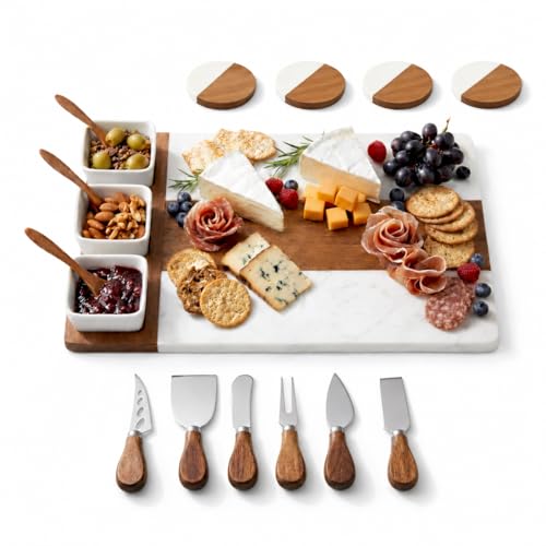 Set de tablas para charcutería de madera de acacia miniatura 1