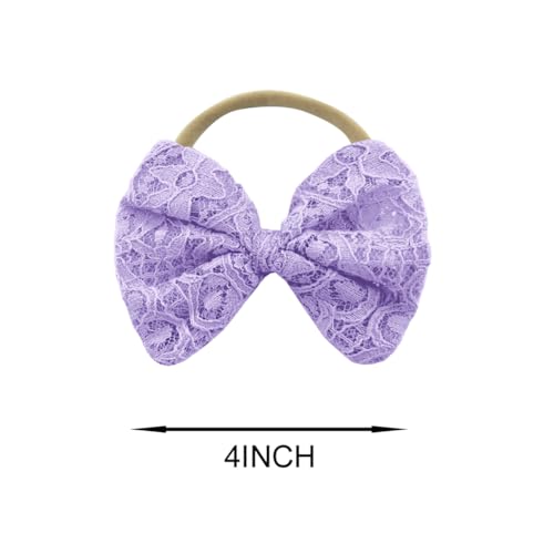 Image of BGFKS Baby Girl Tutu Dress Elegant Lace Pom Pom Flutter Sleeve with Flower Headband Set