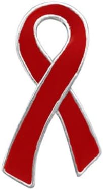 Red Ribbon Awareness Wholesale Pack / Bulk Pins – Red Ribbon Pin for HIV/AIDS Awareness, Drug Prevention, Heart Disease, Red Ribbon Week – Perfect for School, Support Groups, Gift-Giving and Fundraising
