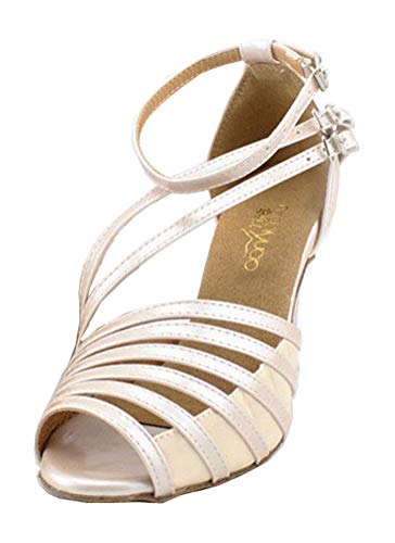 Chaussures de danse latine avec talon personnalisé et semelle souple pour salsa