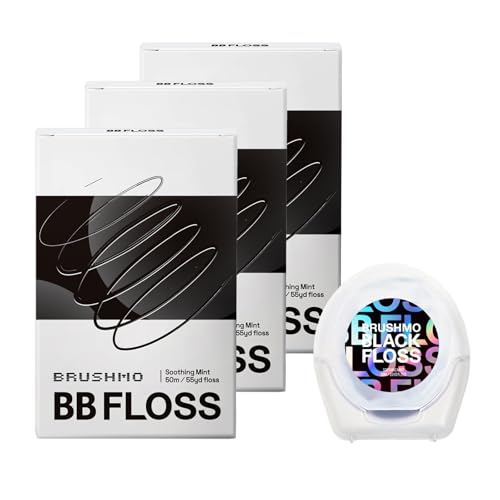 ブラシモ BBフロス ブラック デンタルフロス 50m 約100日分 オーラルケア フロス 歯間フロス BB Floss 米国歯科医推奨 3個入 ブラシモ BBフロス ブラック デンタルフロス 50m 約100日分 オーラルケア フロス 歯間フロス BB Floss 米国歯科医推奨 3個入