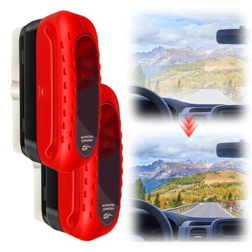 Efficient Car Glass Oil Film Cleaner,2025 UpgradeHydrophobic Glass Coating for Windshield Improves Clarity and Visibility,Windshield wiper for all vehicles (2, red)