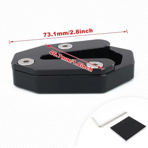 Plaque béquille latérale compatible avec Yamaha TDM900 2002-2010