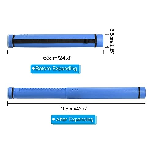 PATIKIL Expandable Poster Tube - Adjustable Art Document Carrier With Shoulder Strap