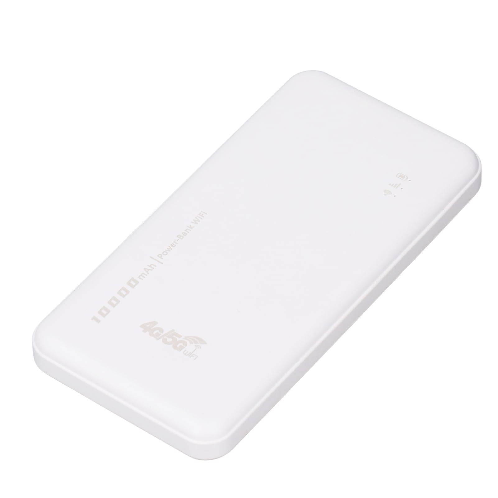 Generic Router Portatile 4G LTE Hotspot Mobile Slot per Scheda SIM 300Mbps Batteria Power Bank Router per Casa e Lavoro ABS Bianco 1 Articolo