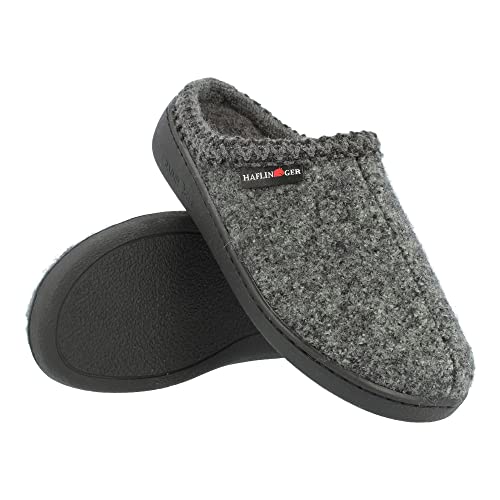 Image of HAFLINGER Unisex AT Nordkap Wool Hard Sole Slippers