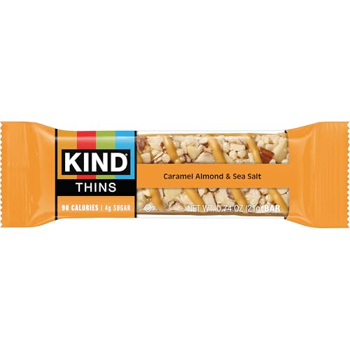 KIND Thins Variety Pack, 20 Count, Healthy Low Calorie Snack Bars - Image 5