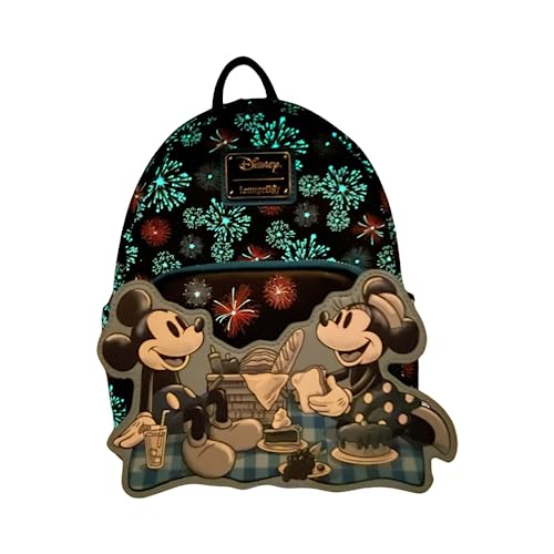 Loungefly Disney Mickey Mouse Fireworks Summertime Picnic Mini Backpack Exclusive2