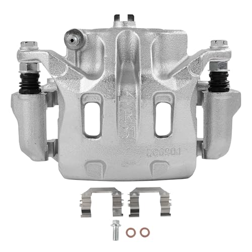 Image of ECCPP 19B2871B Front Right Disc Brake Caliper Assembly | w /Bracket Fit For Infiniti 2006-2019, For Nissan 2009-2020