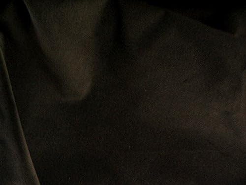 SyFabrics 100% Cotton Velvet Fabric 56 inches Wide Brown