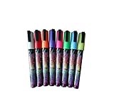 FixtureDisplays® 8 Multi-Color Highlighter Fluorescent Liquid Chalk Marker Pen for LED Writing...