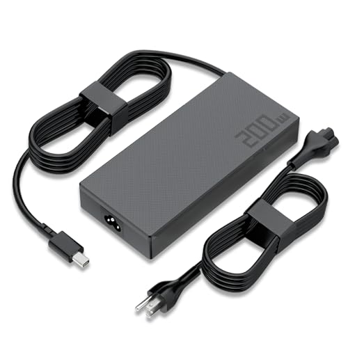 200W Laptop Charger for ASUS ROG Zephyrus TUF ProArt Zenbook Rectangle Tip