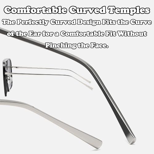 Oversized Sunglasses Women Retro Transparent Galsees, Govindeva Sunglasses, Govindeva Big Frame Glasses Summitframes4