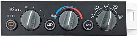 9378805 Climate Control Module for 1996-2000 Suburban Tahoe Yukon, Cadillac Escalade, Chevro-let A/C Heater Climate Control Pannel w/Rear Window Defogger Switch AC 15-72547 599-006
