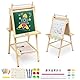 Kinder Staffelei 3 in 1 Kinder Spiel-Tafel aus Holz mit Papierrolle Doppelseitige Tafel und Whiteboard Höhenverstellbar Standtafel Kindertafel mit Ablagefach Buchstaben Zahlen und anderes Zubehör