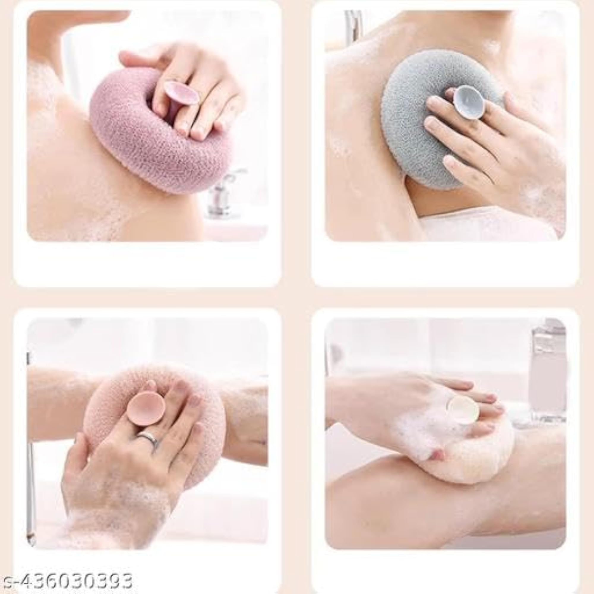 Ergonomic Design Exfoliating Body Scrub for Adults