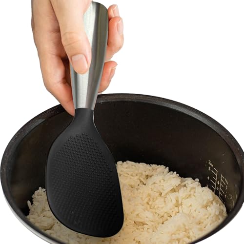 Cuchara de arroz antiadherente para servir arroz, herramientas de cocina resistentes al calor, utensilios de cocina multifuncionales para sopa, fideos