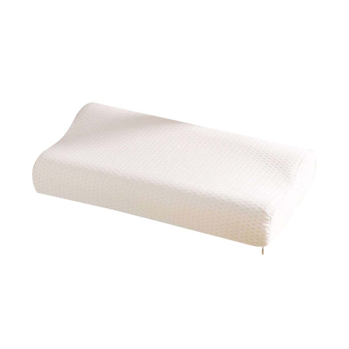 PRETYZOOM 1Pc Memory Neck Support Pillow Ergonomic for Comfortable Sleep for Back Side and Stomach Sleepers and Material