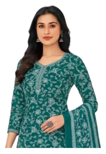 Image of Yashika Unstiched Crepe dress materials | Crepe Salwar Suit for women with dupatta | suit material for women unstitched
