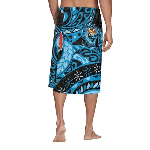 2024 Plus Size Polynesian Tribal Sarong Ie Faitaga Summer Men Swimsuit Wrap Skirt Tonga Fiji Samoa Lavalava3