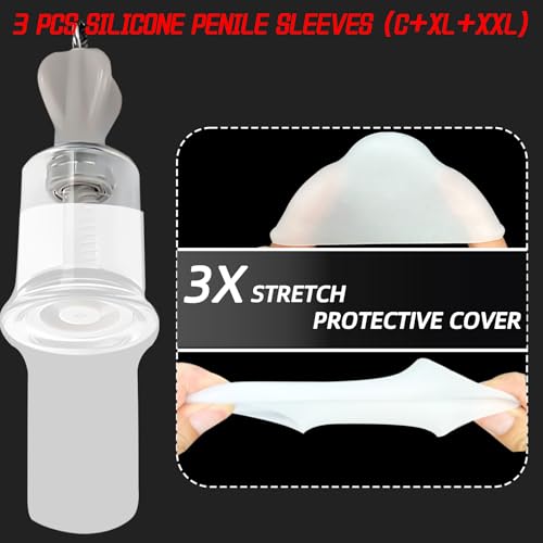 Universal 3 Piece Silicone Penis Extender Stretcher Comfortable Accessories - Image 5