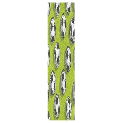 CEBUGI Soccer Ball Skateboard Grip Tape 44x10in Waterproof Tear-Proof Longboard Grip Tape Bubble Free Non-Slip Scooter Grip Tape for Girls Boys