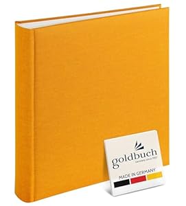 Goldbuch Summertime Fotoalbum Leinen Gelb 30x31
