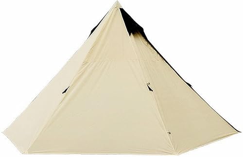 UNISTRENGH Tienda de campaña tipi india yurta de 4 estaciones doble capa impermeable protector solar refugio piramidal tienda de campaña para