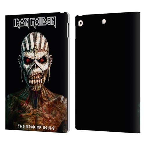 Étui iPad 10.2 cuir anti-rayures pour sécuriser votre tablette design album Iron Maiden rock